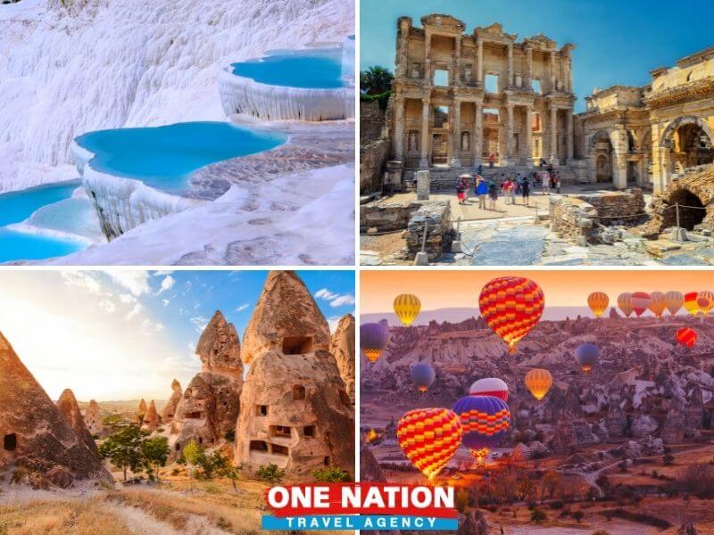 4-Day Pamukkale, Ephesus and Cappadocia Tour from Istanbul by Plane