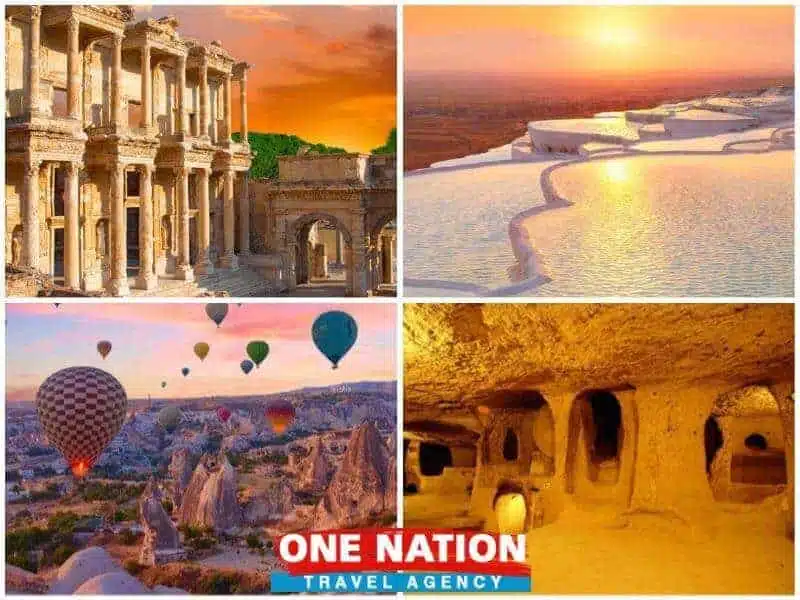 5-Day Pamukkale, Ephesus and Cappadocia Tour from Ankara by Flight