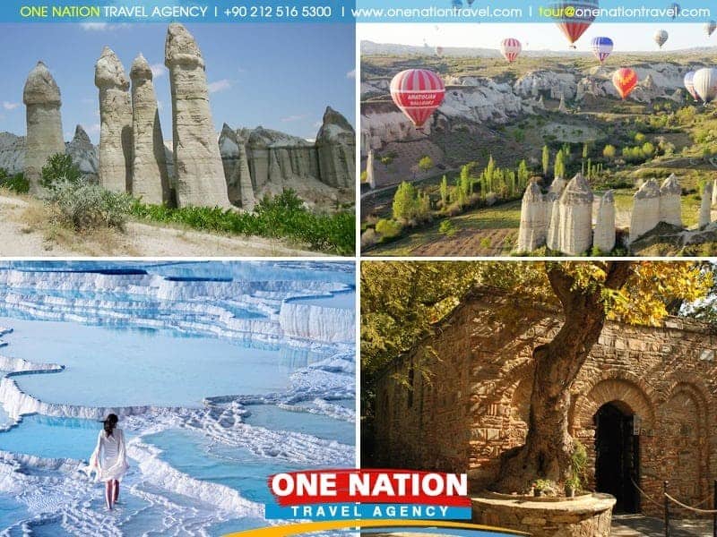5-Day Cappadocia, Pamukkale & Ephesus Tour from Istanbul By Plane