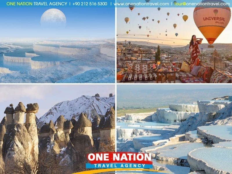 3-Day Cappadocia and Pamukkale Tour from Kayseri Airport