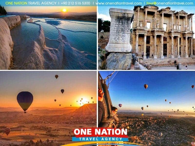 5-Day Turkey Tour from Izmir: Ephesus, Pamukkale & Cappadocia with Flights