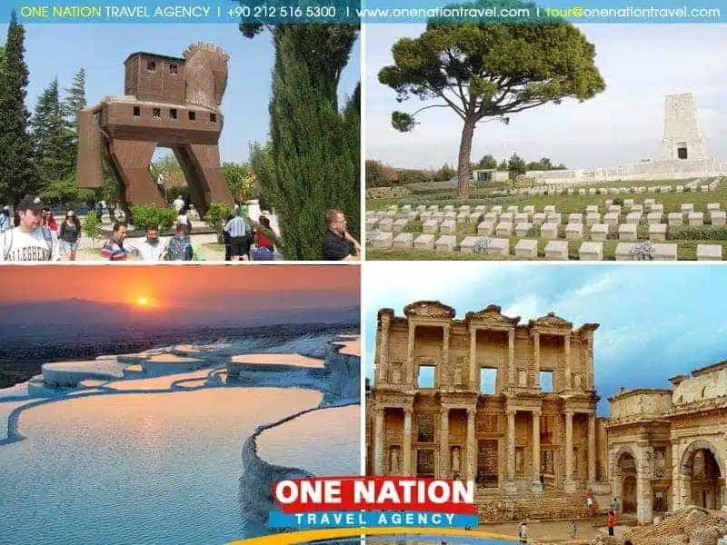 4-Day Pamukkale, Ephesus, Troy & Gallipoli Tour from Izmir