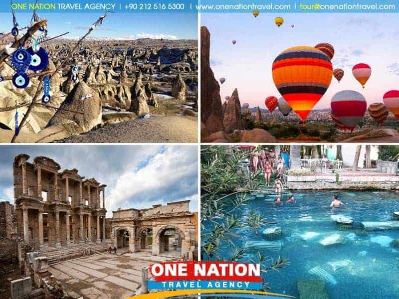 3-Day Pamukkale, Ephesus and Cappadocia Tour from Istanbul