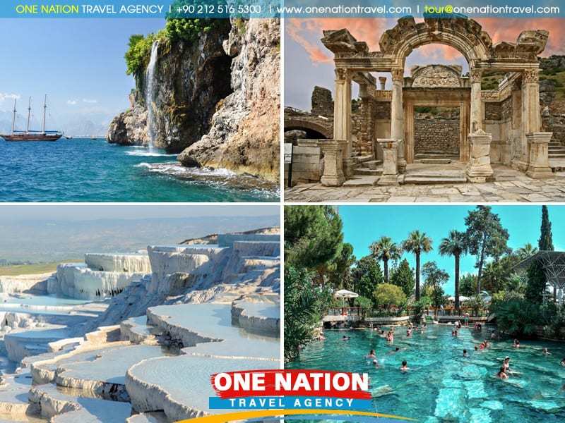 5-Day Ephesus, Pamukkale and Antalya Tour from Istanbul