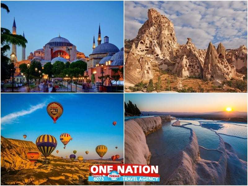 6 Days Istanbul, Cappadocia and Pamukkale Budget Tour by Bus