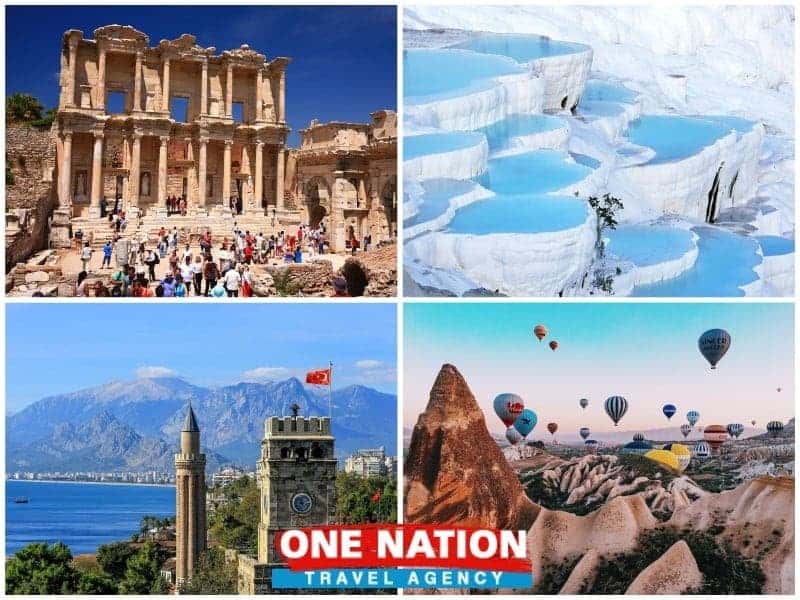8-Day Ephesus, Pamukkale, Antalya and Cappadocia Budget Tour by Bus