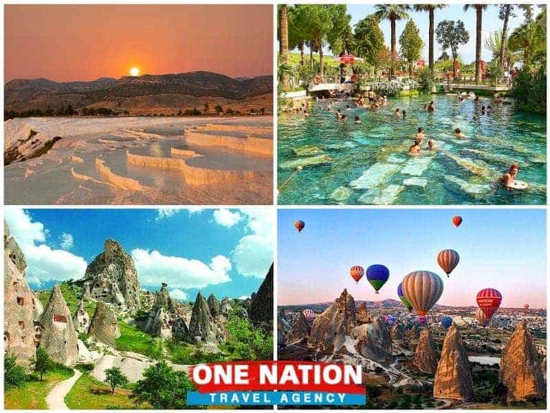 4 Days Pamukkale and Cappadocia Tour from Istanbul by Plane & Bus