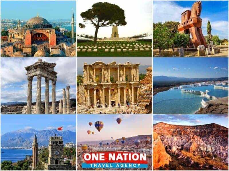 13-Day Istanbul, Gallipoli, Troy, Pergamon, Ephesus, Pamukkale, Antalya & Cappadocia Tour
