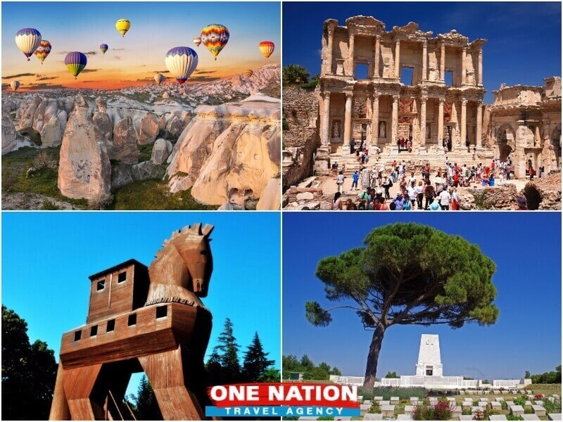 4 Days Cappadocia, Ephesus, Troy and Gallipoli Tour from Istanbul