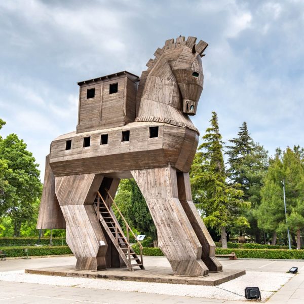 Trojan horse in Canakkale