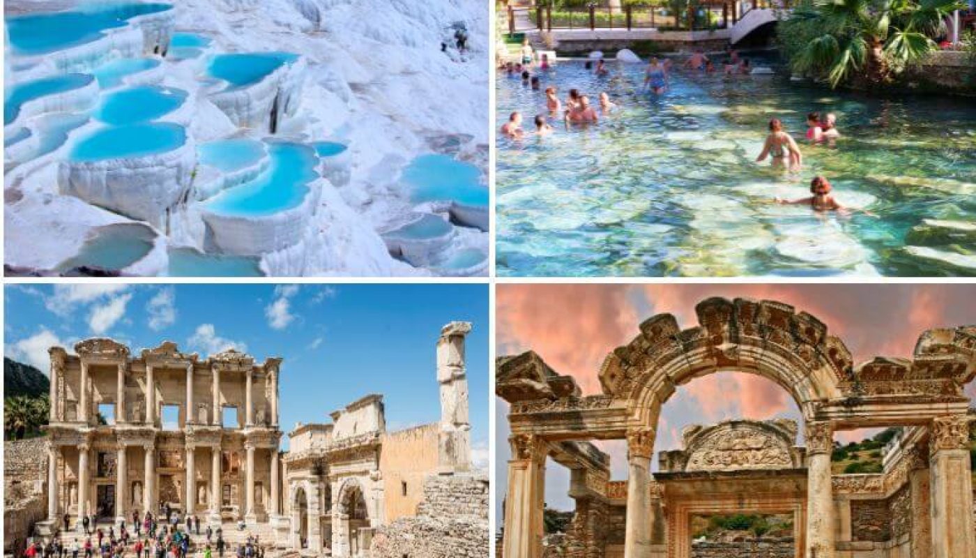 Scenic Turkey: 3-day tour from Istanbul to Pamukkale and Ephesus' historic sites.