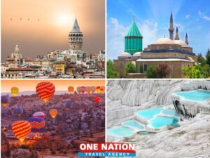 Discover Turkey with a 9-day tour, highlighting Istanbul, Konya, Cappadocia, Pamukkale, and Ephesus.