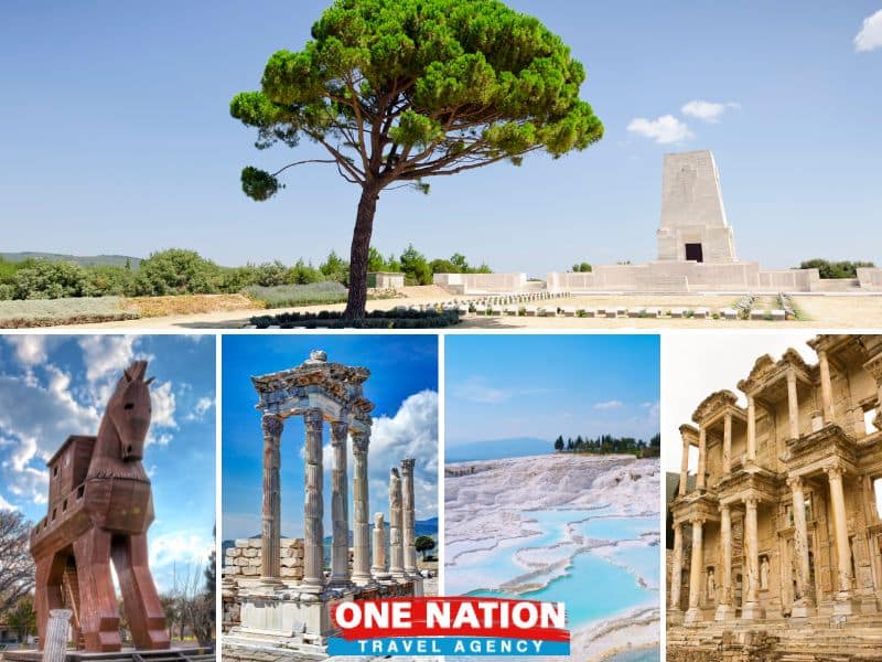 4-Day Gallipoli, Troy, Pergamon, Pamukkale and Ephesus Tour from Istanbul