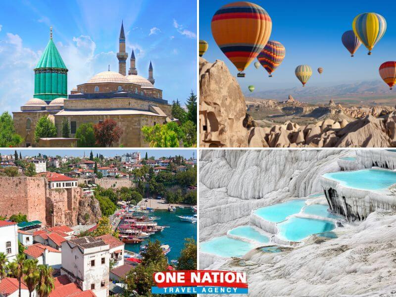 10-Day Turkey Highlights Tour from Istanbul: Konya, Cappadocia, Antalya, Pamukkale, Ephesus, Pergamon, Troy and Gallipoli
