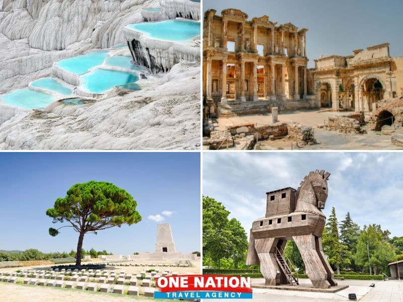 4-Day Pamukkale, Ephesus, Troy and Gallipoli Tour starting from Cappadocia