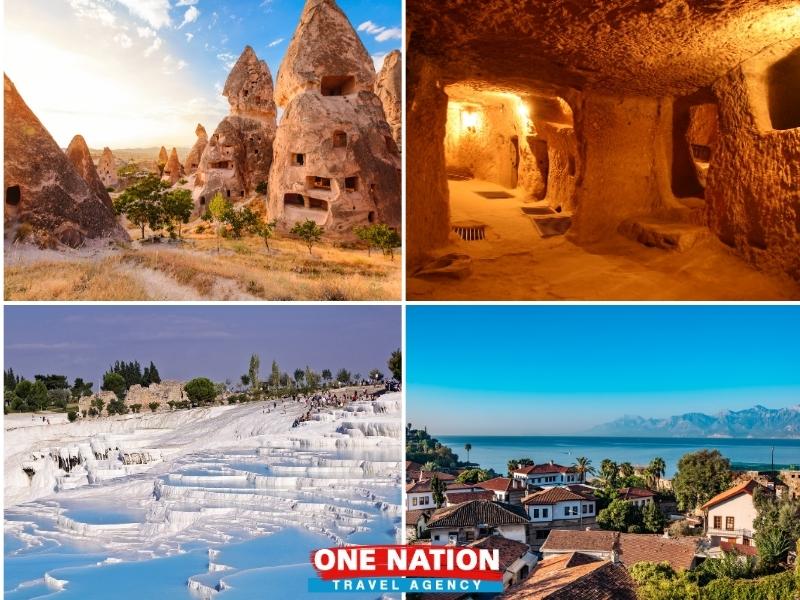 4-Day Cappadocia, Pamukkale and Antalya Tour from Istanbul