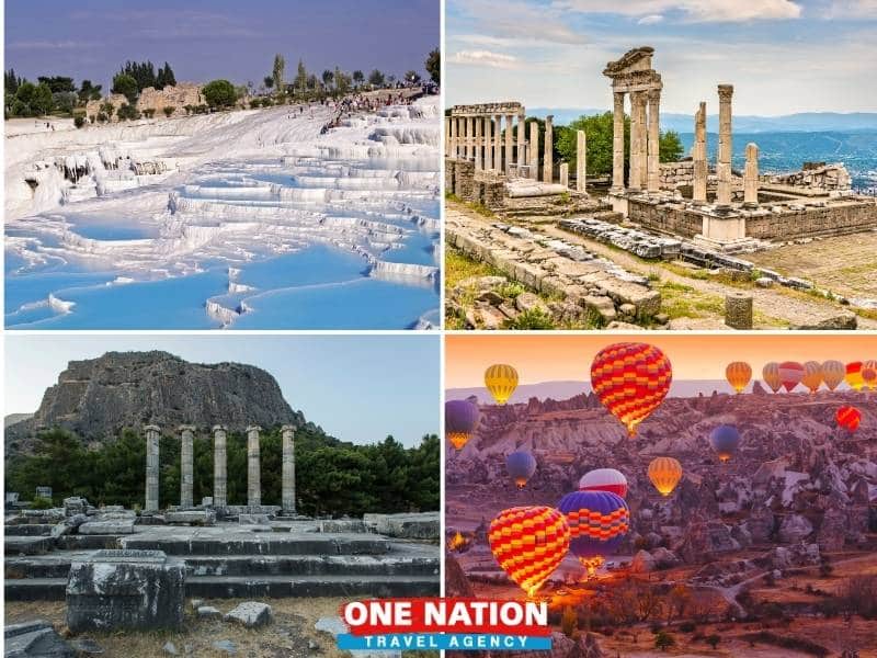 5-Day Highlights of Turkey: Pamukkale, Pergamon, Ancient Cities & Cappadocia Tour